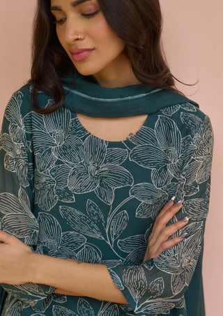 Jade bloom kurta set