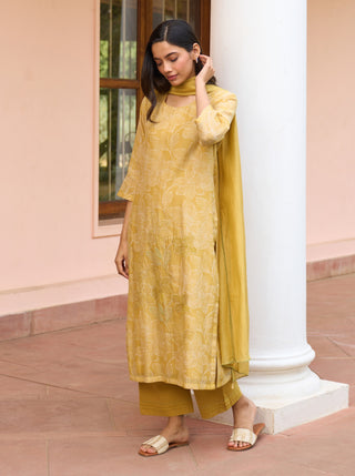 Rue yellow kurta set