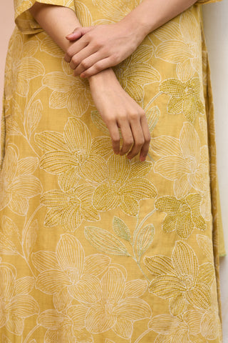Rue yellow kurta set