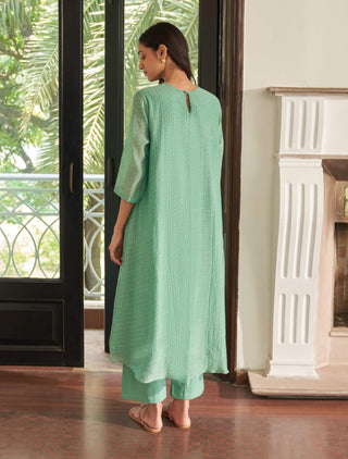 Mint applique tunic and pants