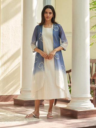 Ocean blue jacket dress