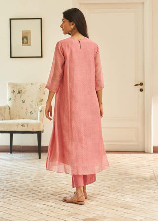 Peony applique tunic and pants