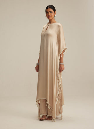 Light beige kaftaan set