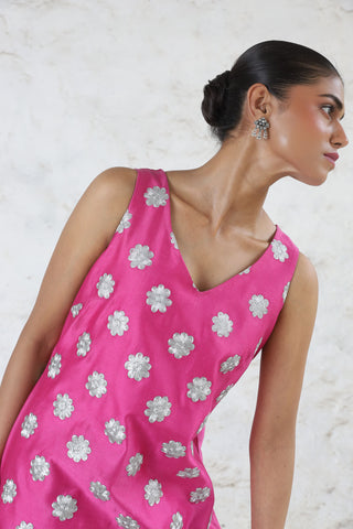 Phulia hot pink tunic and pants