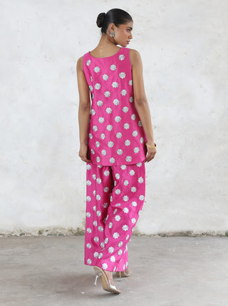 Phulia hot pink tunic and pants