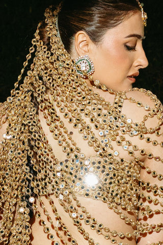 Kalidar multicolor lehenga set