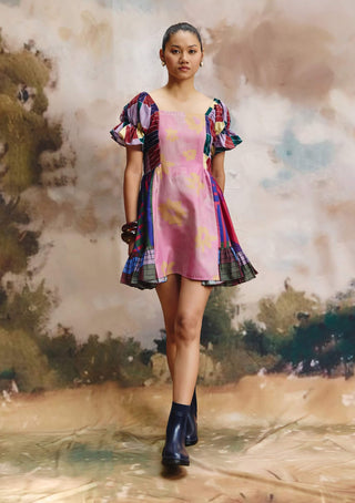 Bud cotton-linen mini dress