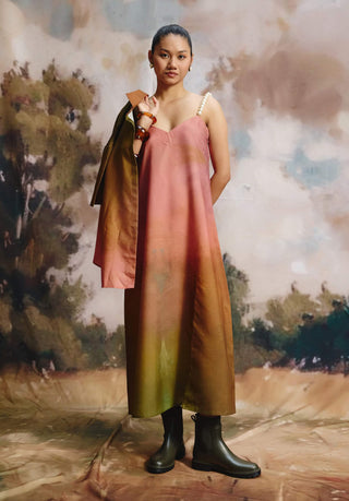 Terra georgette mini dress