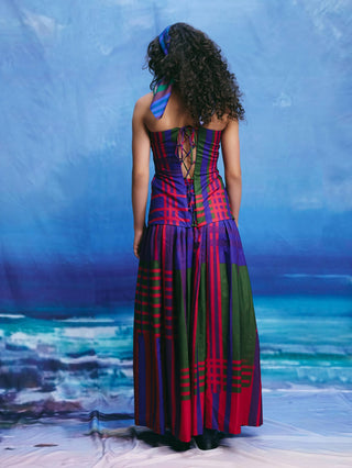 River muse strapless corset and skirt