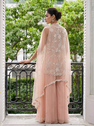 Aurora peach kurta set