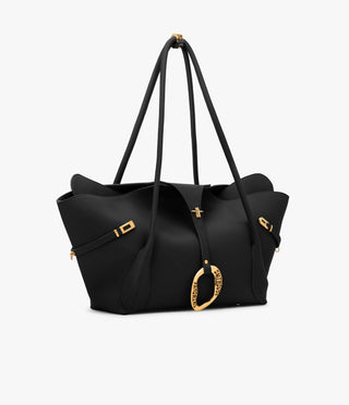Raven black boss tote