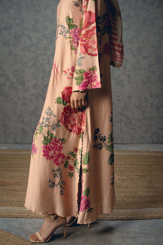 Pink printed leonie kaftan