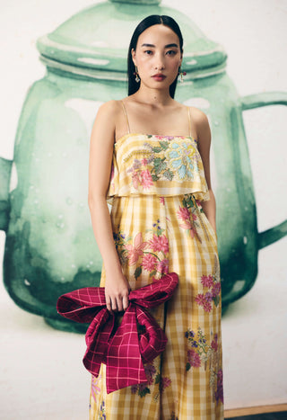 Yellow himari jumpsuit