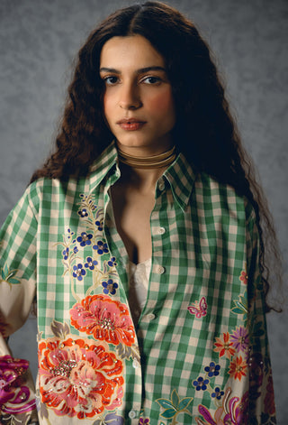 Green jade shirt