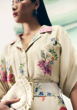 Ivory deiji jumpsuit