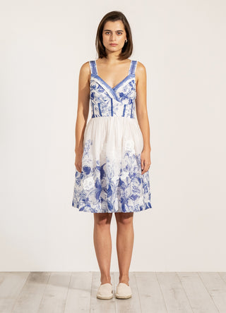 Blue zen sundress