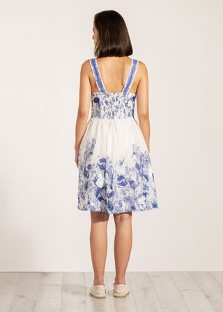 Blue zen sundress