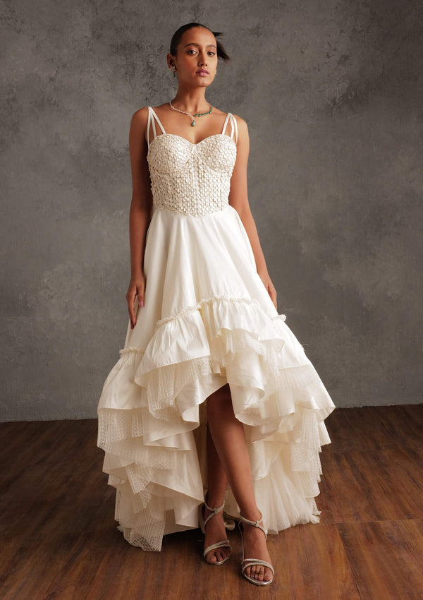 Ivory elena dress
