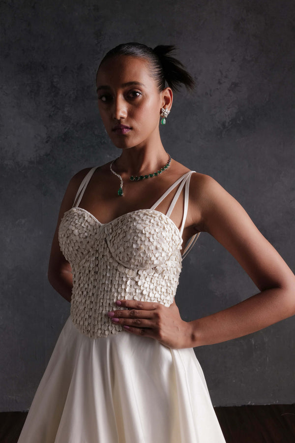 Ivory elena dress
