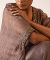 Sansa purple tissue kaftan