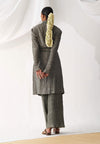 Lihaaz green tunic jacket and pant set
