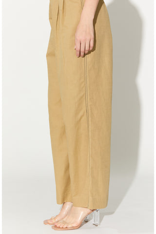 Golden embroidered top and pants