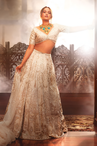Sona kora lehenga set