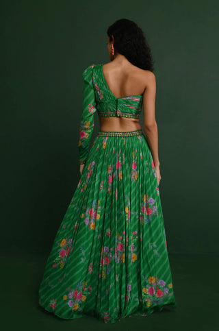 Chamee And Palak-Green Adele Skirt And Blouse-INDIASPOPUP.COM