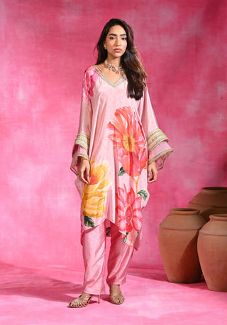 Sugar pink kurta and pants