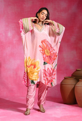 Sugar pink kurta and pants