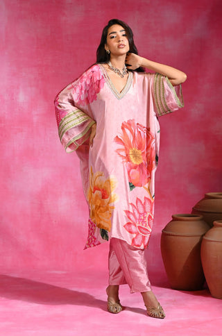 Sugar pink kurta and pants