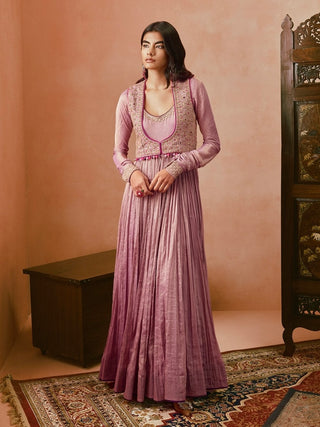 Lilac koti and anarkali