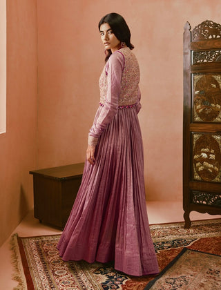 Lilac koti and anarkali