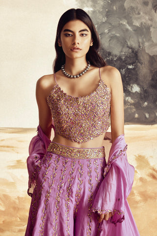 Lilac rani sa sharara set