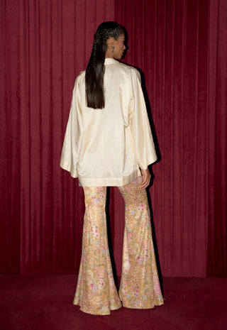 Ivory Sway Shirt And Pants by Ridhi Mehra available on Indiaspopup.com