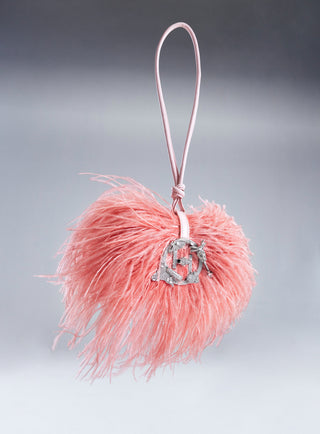 Ostrich Pink Scarlet Minivet Bag by Outhouse available on Indiaspopup.com