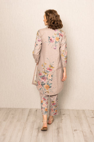 Mallow beige tunic and pants