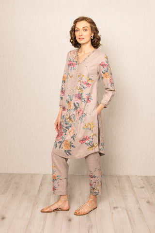 Mallow beige tunic and pants
