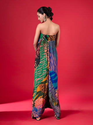 Juniper Printed Jumpsuit by Siddhartha Bansal, available on Indiaspopup.com