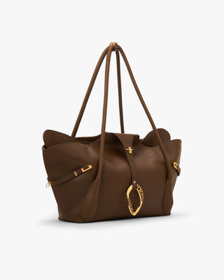 Mocha brown boss tote