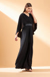 Aakaar-Black Ebony Crystal Dress-INDIASPOPUP.COM
