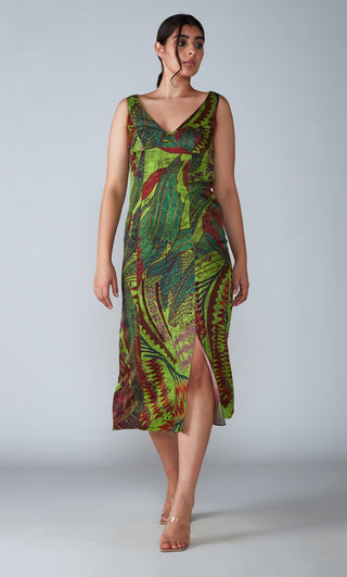 Saaksha & Kinni-Multicolor Print Summer Dress-INDIASPOPUP.COM