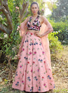 Mahima Mahajan-Blush Heavy Embroidered Lehenga Set-INDIASPOPUP.COM