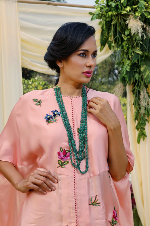 Mahima Mahajan-Blush Embroidered Garara Set-INDIASPOPUP.COM