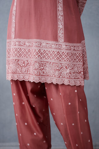 Torani-Tulip Gulaab Pravya Farshi Kurta Set-INDIASPOPUP.COM