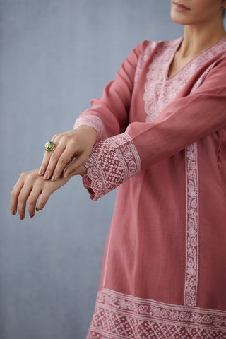 Torani-Tulip Gulaab Pravya Farshi Kurta Set-INDIASPOPUP.COM