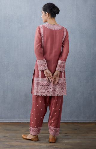 Torani-Tulip Gulaab Pravya Farshi Kurta Set-INDIASPOPUP.COM