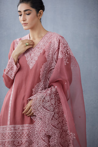 Torani-Tulip Gulaab Pravya Farshi Kurta Set-INDIASPOPUP.COM