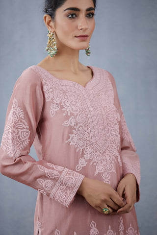 Torani-Carnation Gulbahar Vedika Kurta Set-INDIASPOPUP.COM