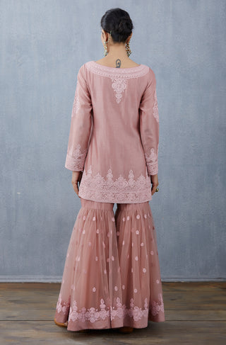 Torani-Carnation Gulbahar Vedika Kurta Set-INDIASPOPUP.COM